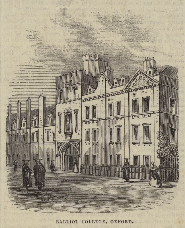 Balliol College, Oxford (gravura) de English School