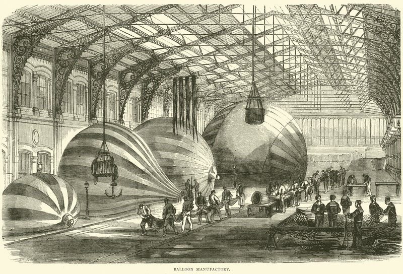 Fábrica de Balões, outubro de 1870 de English School