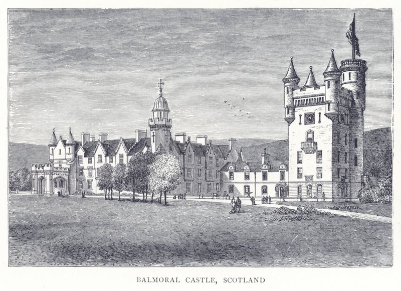 Castelo de Balmoral, na Escócia de English School