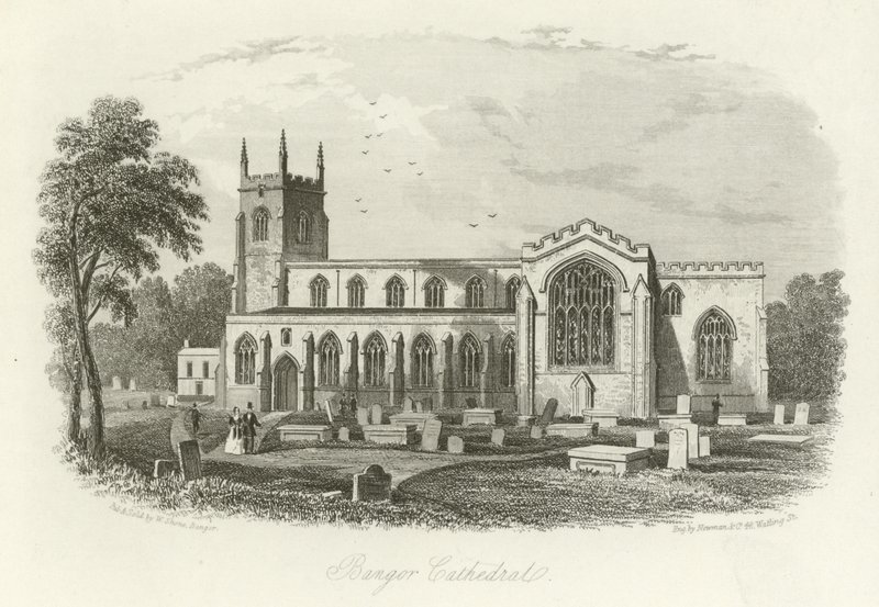 Catedral de Bangor, norte do país de Gales de English School