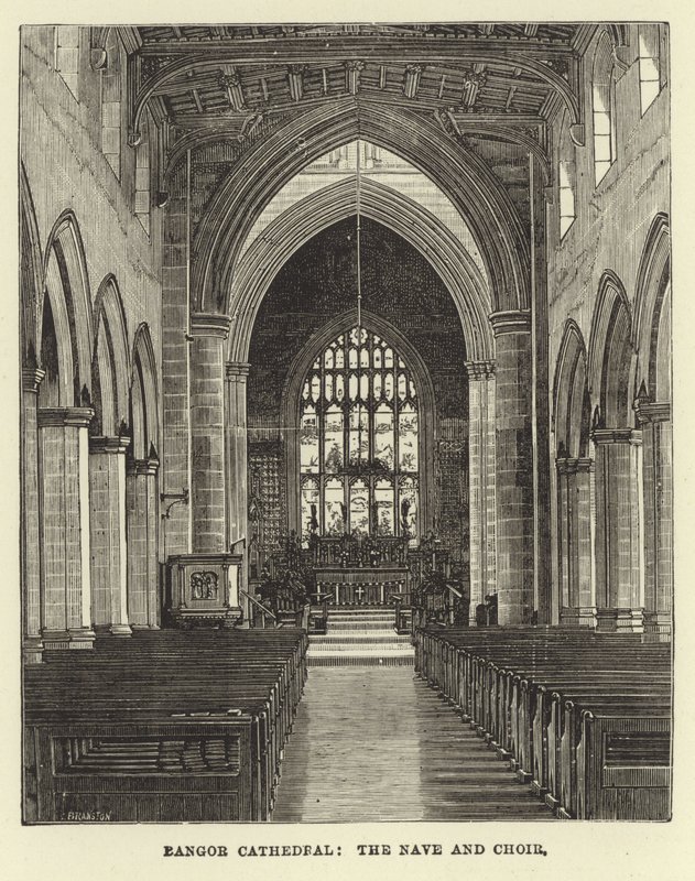 Catedral de Bangor, Nave e Coro de English School