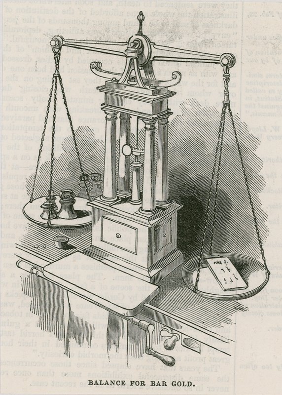 Banco da Inglaterra, Bullion Office e Gold Weighing Room de English School