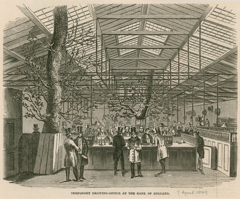 Banco da Inglaterra, Garden Court de English School