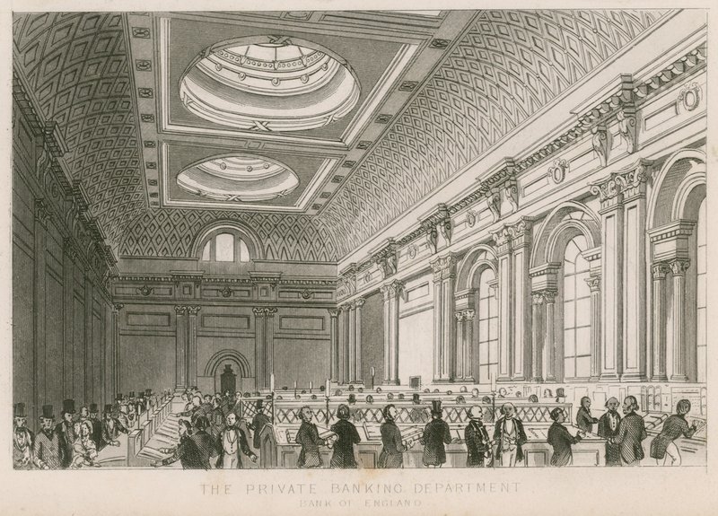 Banco da Inglaterra, o Departamento de Private Banking de English School