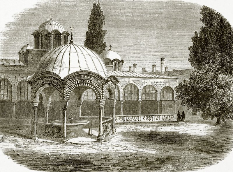 Batistério ou Phiale de Saint Laura de English School
