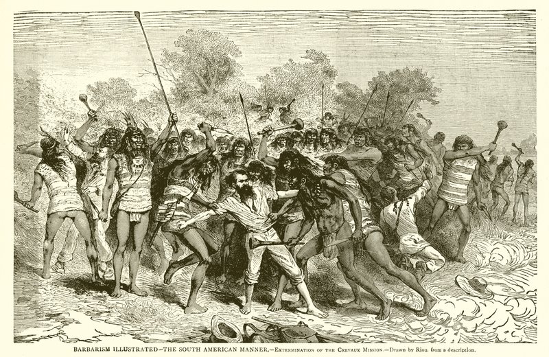 Barbárie Ilustrada - A Forma Sul-Americana .-- Extermínio da Missão Crevaux de English School