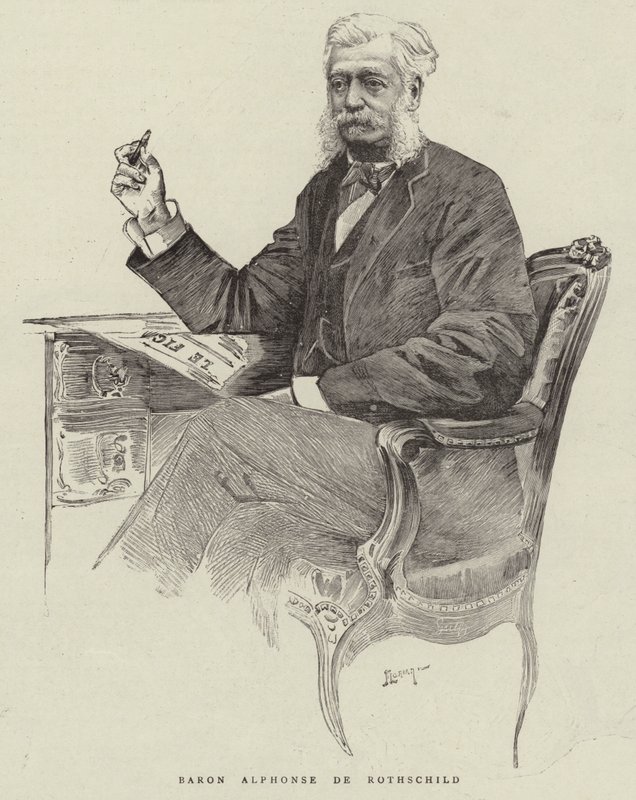 Barão Alphonse de Rothschild (gravura) de English School