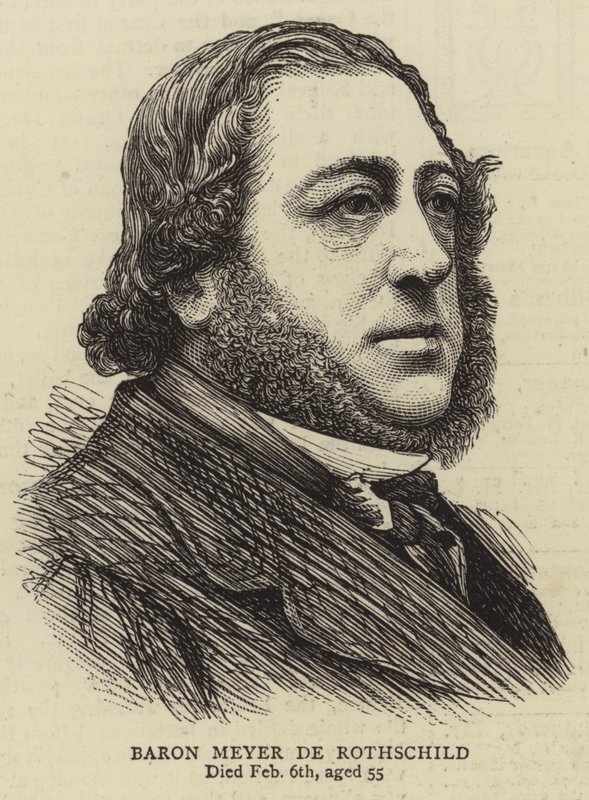 Barão Meyer de Rothschild (gravura) de English School
