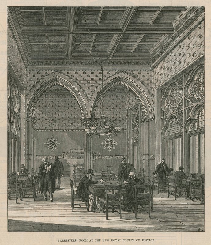 Barristers Room no novo Royal Courts of Justice de English School