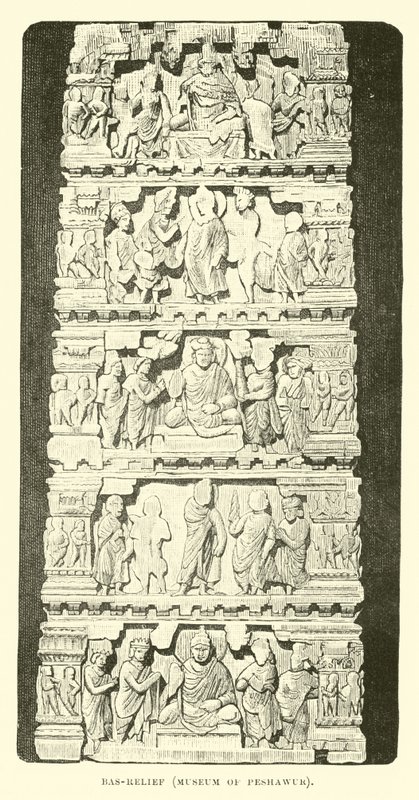 Baixo-relevo, Museu de Peshawur de English School