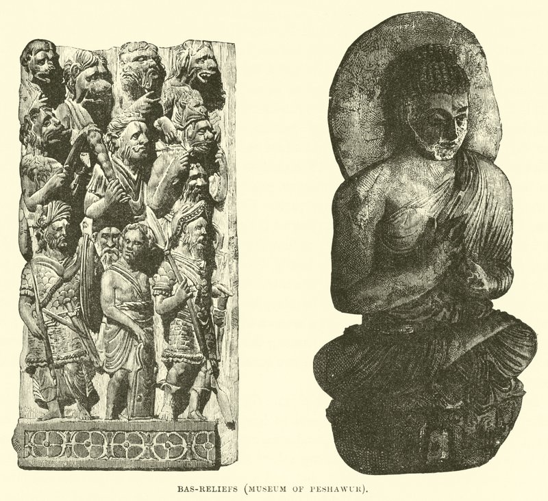 Baixos-relevos, Museu de Peshawur de English School