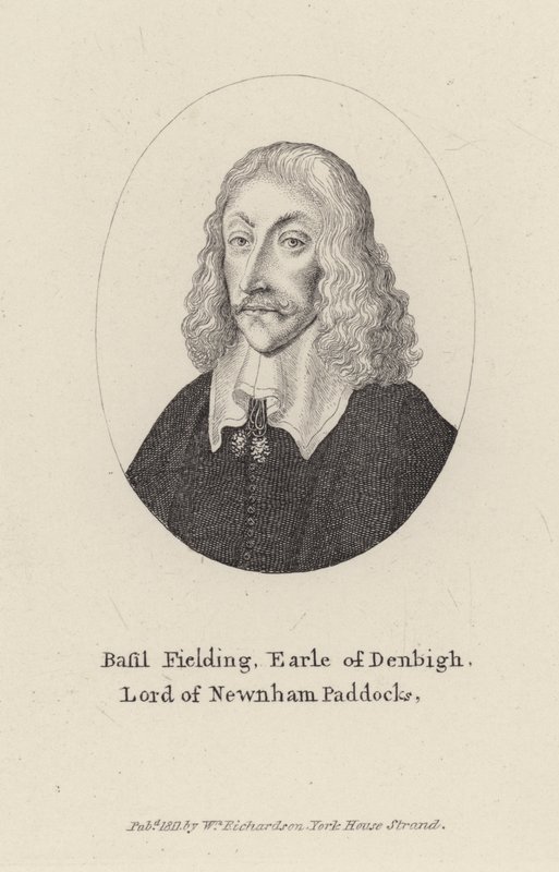 Basil Fielding, Conde de Denbigh (gravura) de English School