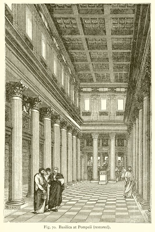 Basílica em Pompeia (restaurada) de English School