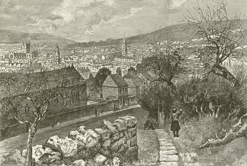 Bath, de Beechen Cliff de English School