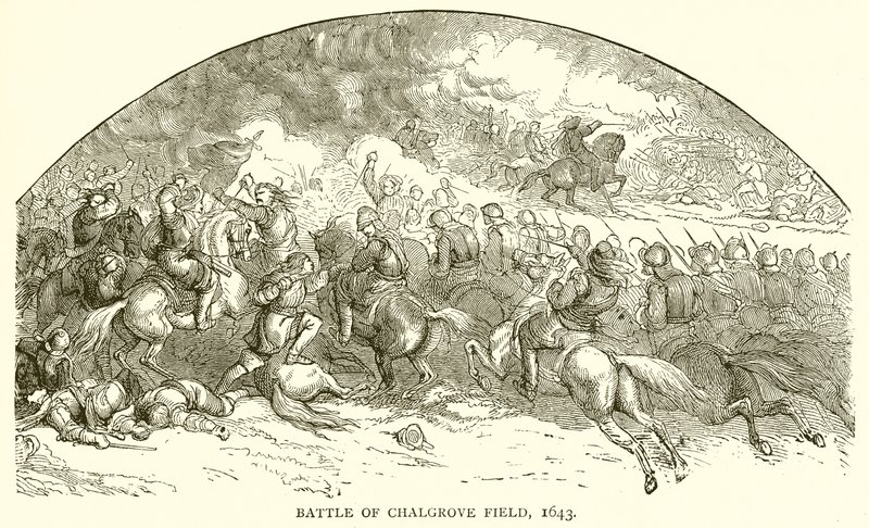 Batalha de Chalgrove Field, 1643 de English School