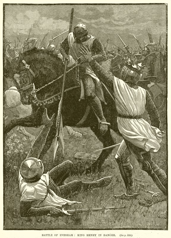 Batalha de Evesham: rei Henry em perigo de English School