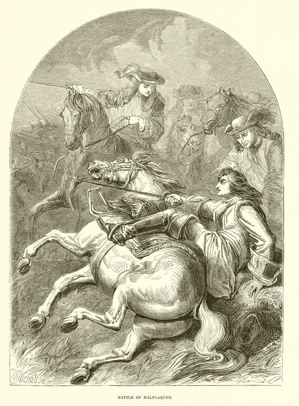 Batalha de Malplaquet de English School