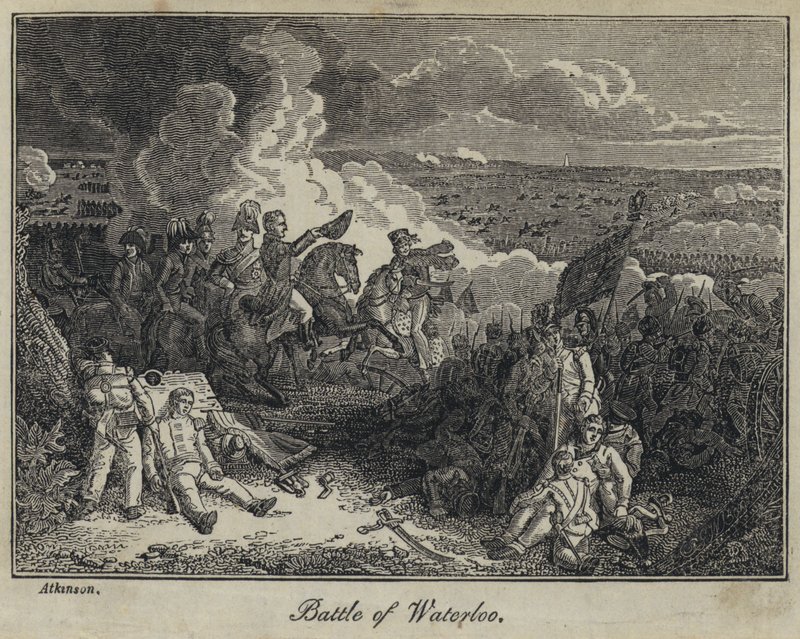 Batalha de Waterloo (gravura) de English School