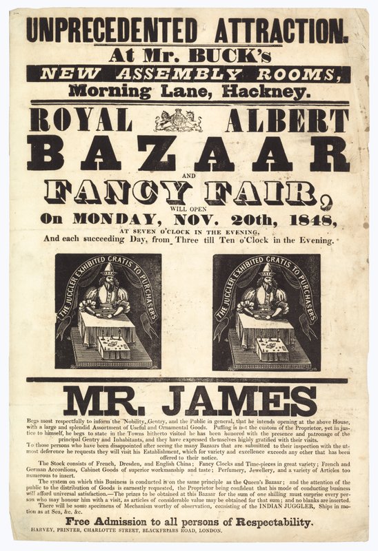 Bazaar and Fancy Fair, 20 de novembro de 1848 de English School