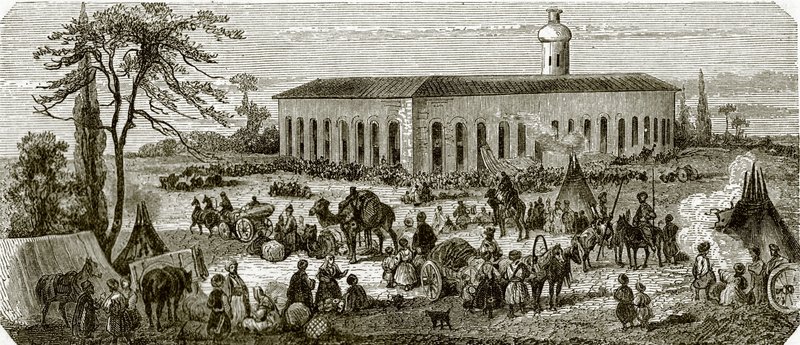 Bazar e feira em Nertchinsk-Rússia na Ásia de English School