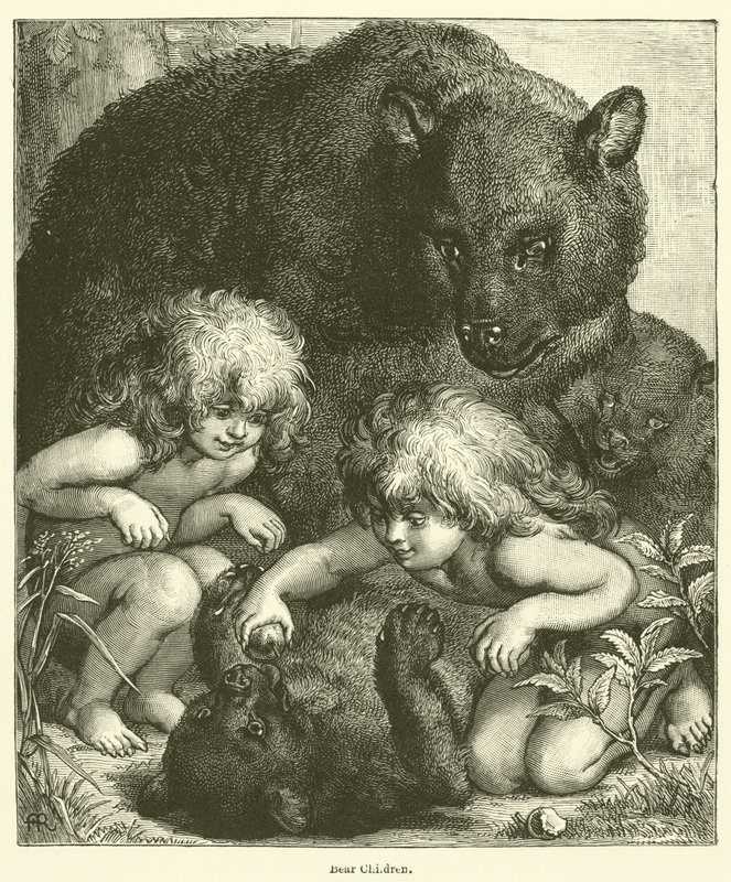 Bear Children (gravura) de English School