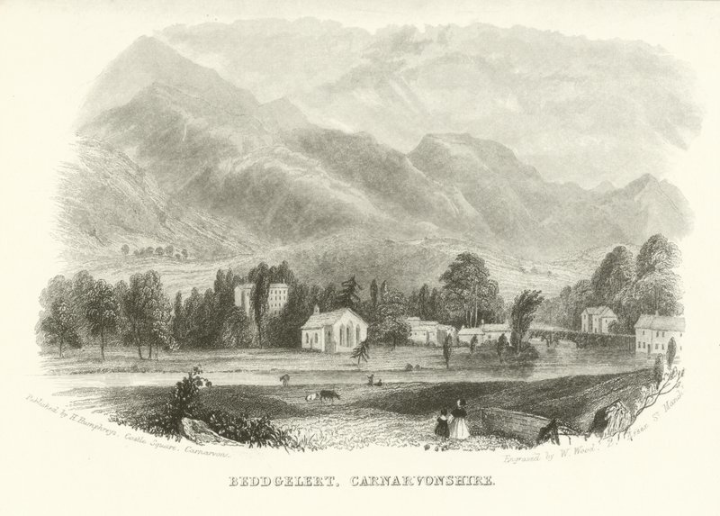 Beddgelert, Carnarvonshire, País de Gales de English School