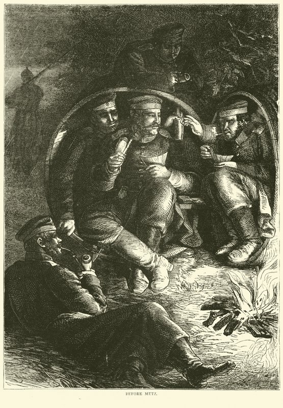 Antes de Metz, outubro de 1870 de English School