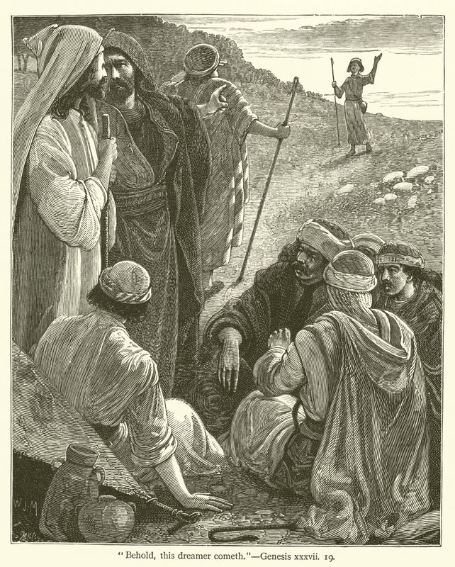 "Eis que vem este sonhador", Génesis, xxxvii de English School