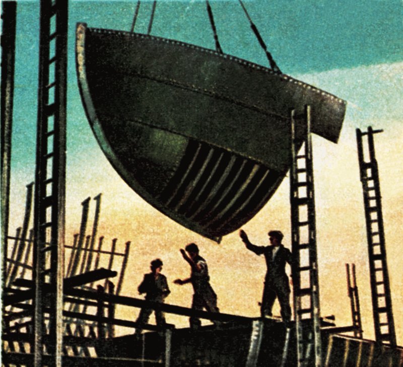 Estaleiros de Belfast, onde o Titanic foi construído de English School
