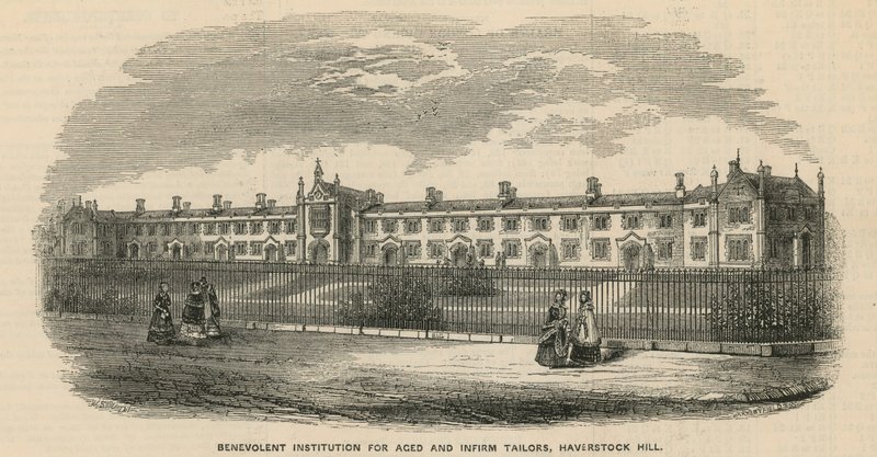 Instituição Benevolente para Alfaiates Idosos e Fracos em Haverstock Hill de English School