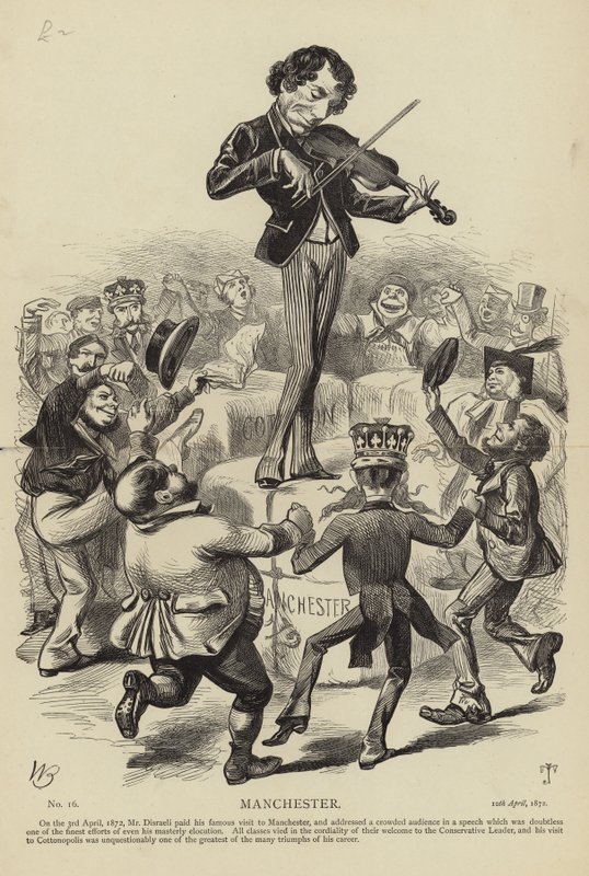 Benjamin Disraeli em Manchester de English School