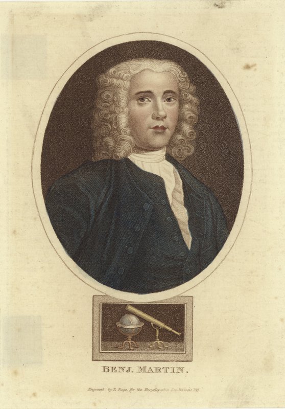 Benjamin Martin (gravura em cobre) de English School