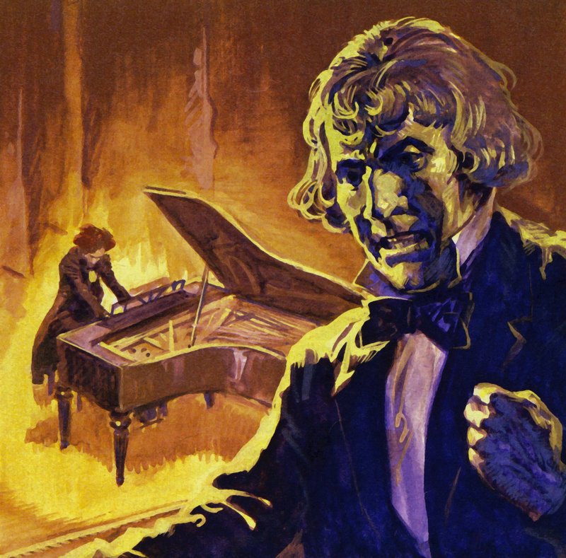 Berlioz venceu o Prix de Roma pela sua Cantata A Morte de Sardanapale de English School