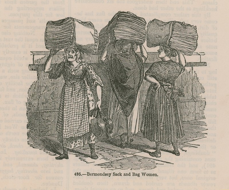Bermondsey Sack and Bag Mulheres de English School
