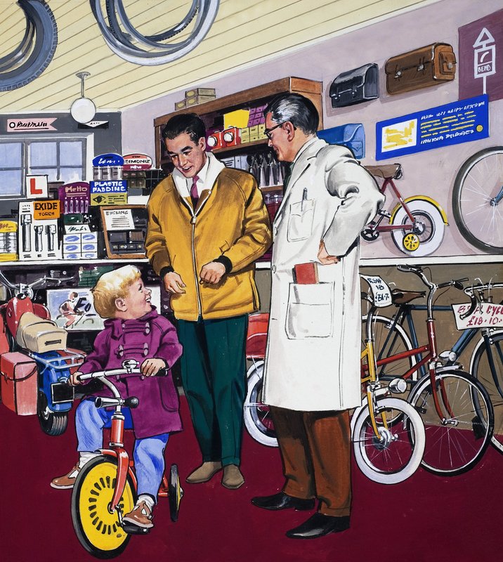 Loja de bicicletas de English School