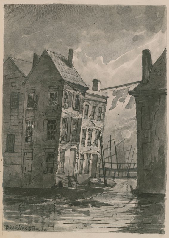 Bill Sikes House em Jacobs Island (wc no papel) de English School