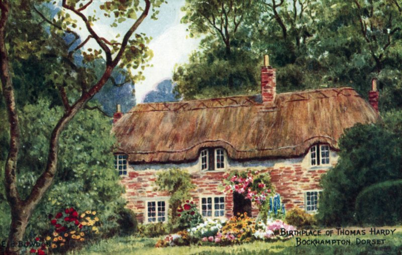 Local de nascimento de Thomas Hardy, Bockhampton, Dorset de English School