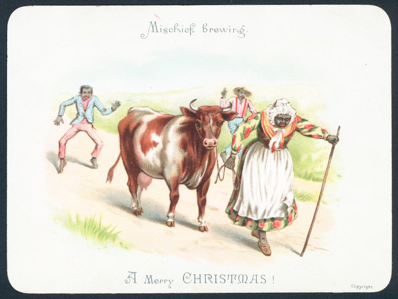 Vaca Negra líder, Cartão de Natal de English School