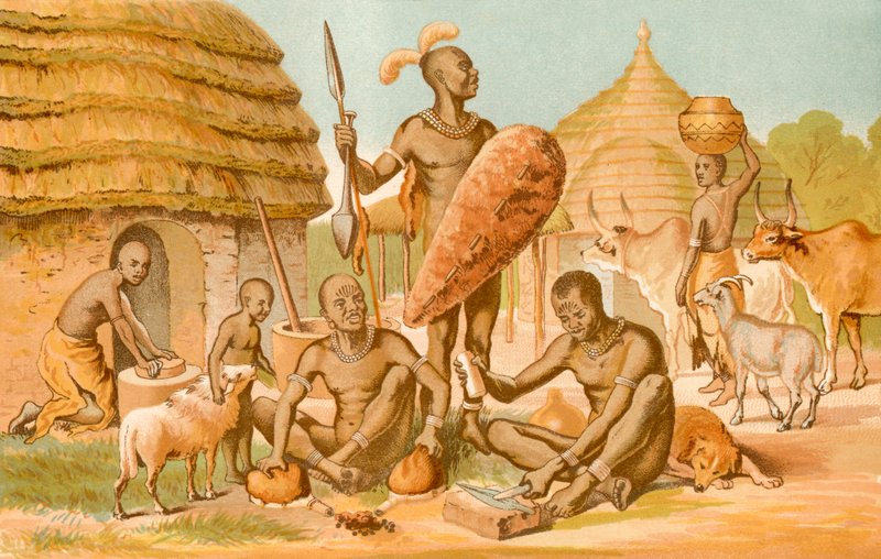 Pessoas negras - ocupação doméstica e diária de English School
