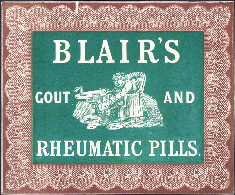 Blairs Gout and Rheumatic Pills de English School