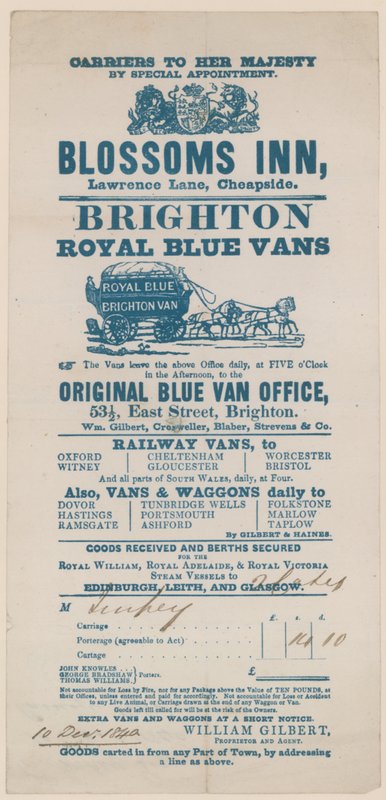 Inn de flores, Lawrence Lane, Cheapside, Bill de English School