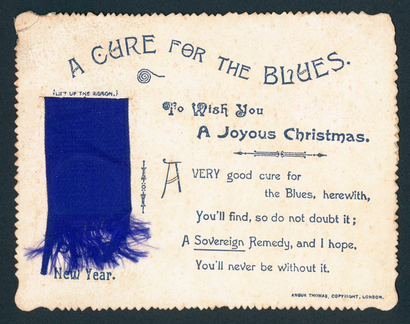 Lenço Azul, Cartão De Natal de English School