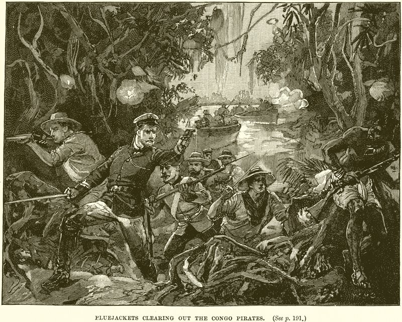 Bluejackets limpando os Piratas do Congo de English School
