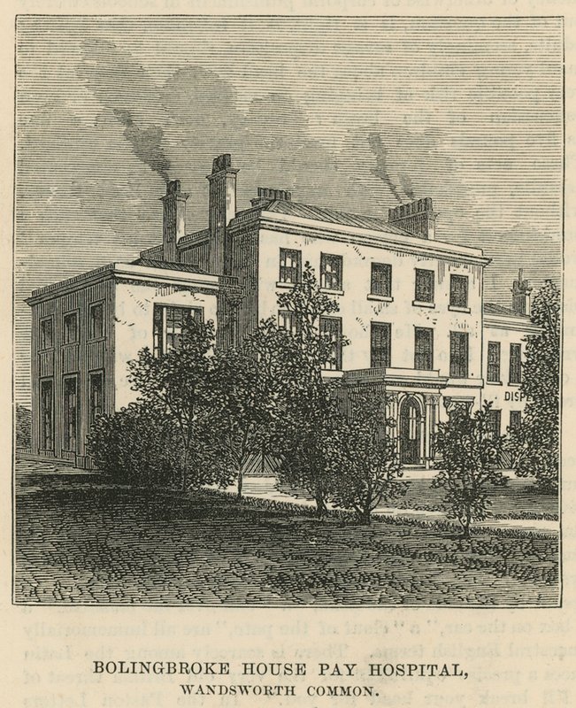 Bolinbroke House Pay Hospital, em Wandsworth Common, Londres de English School