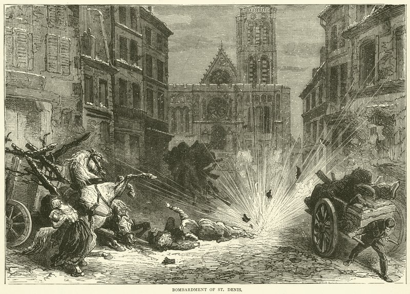 Bombardeio de St Denis, dezembro de 1870 de English School