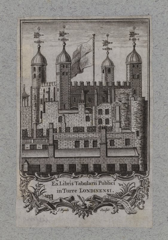 Placa de livro, torre de Londres de English School