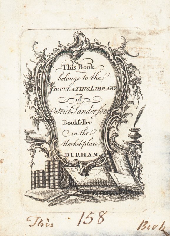Placa de livro, Patrick Sanderson de English School