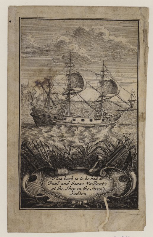 Livreiros, Paul e Isaac Vaillant, cartão comercial de English School