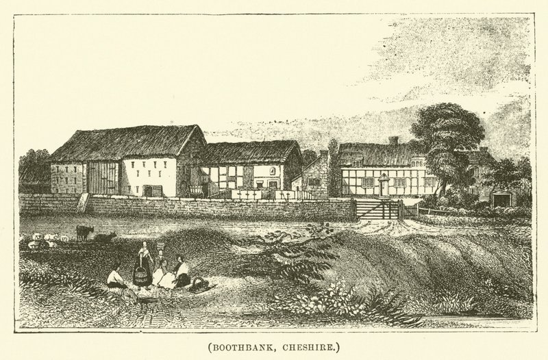 Boothbank, Cheshire (gravura) de English School