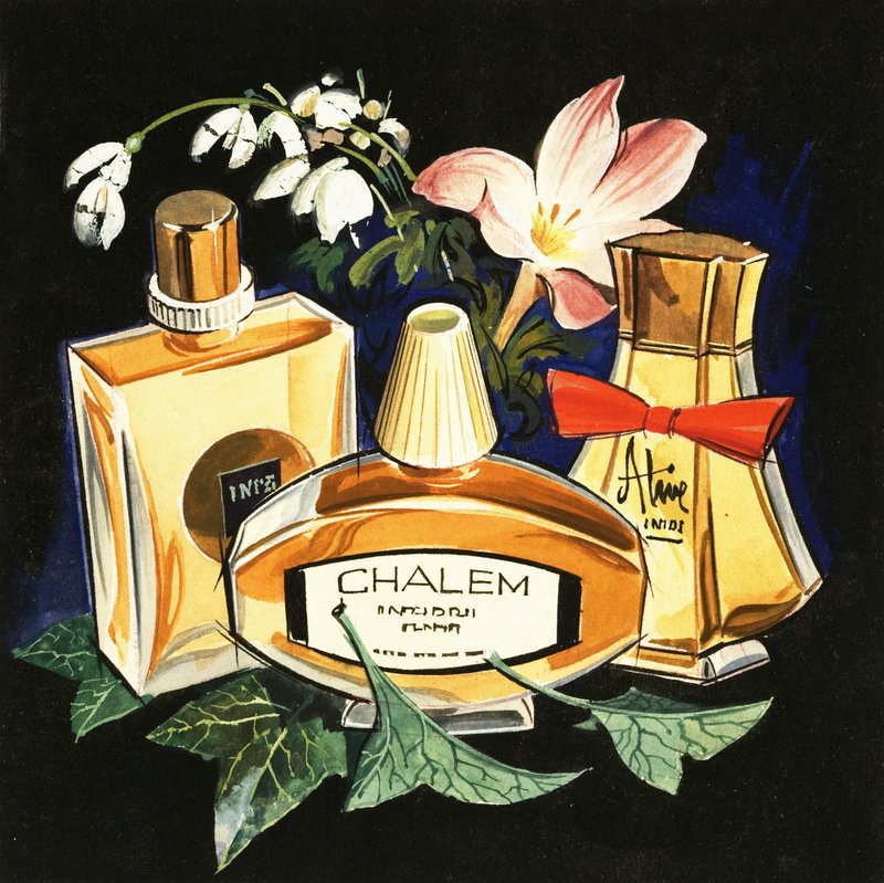 Garrafas de perfume de English School